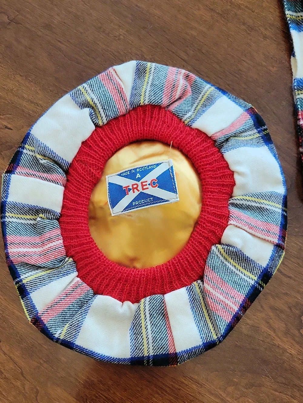 Vintage Scottish Bonnet and Scarf